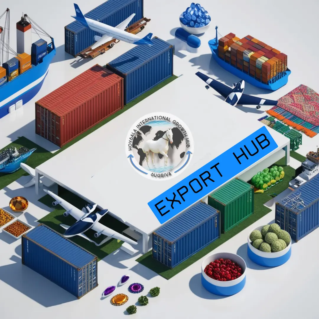 Global Export Hub | Hoysala International Growth Hub – Premium Products Across Industries for International Trade Comprehensive Export Hub – Hoysala International Growth Hub exports high-quality products globally, including chemicals, electronics, textiles, handicrafts, agricultural goods, metals, pharmaceuticals, and more.