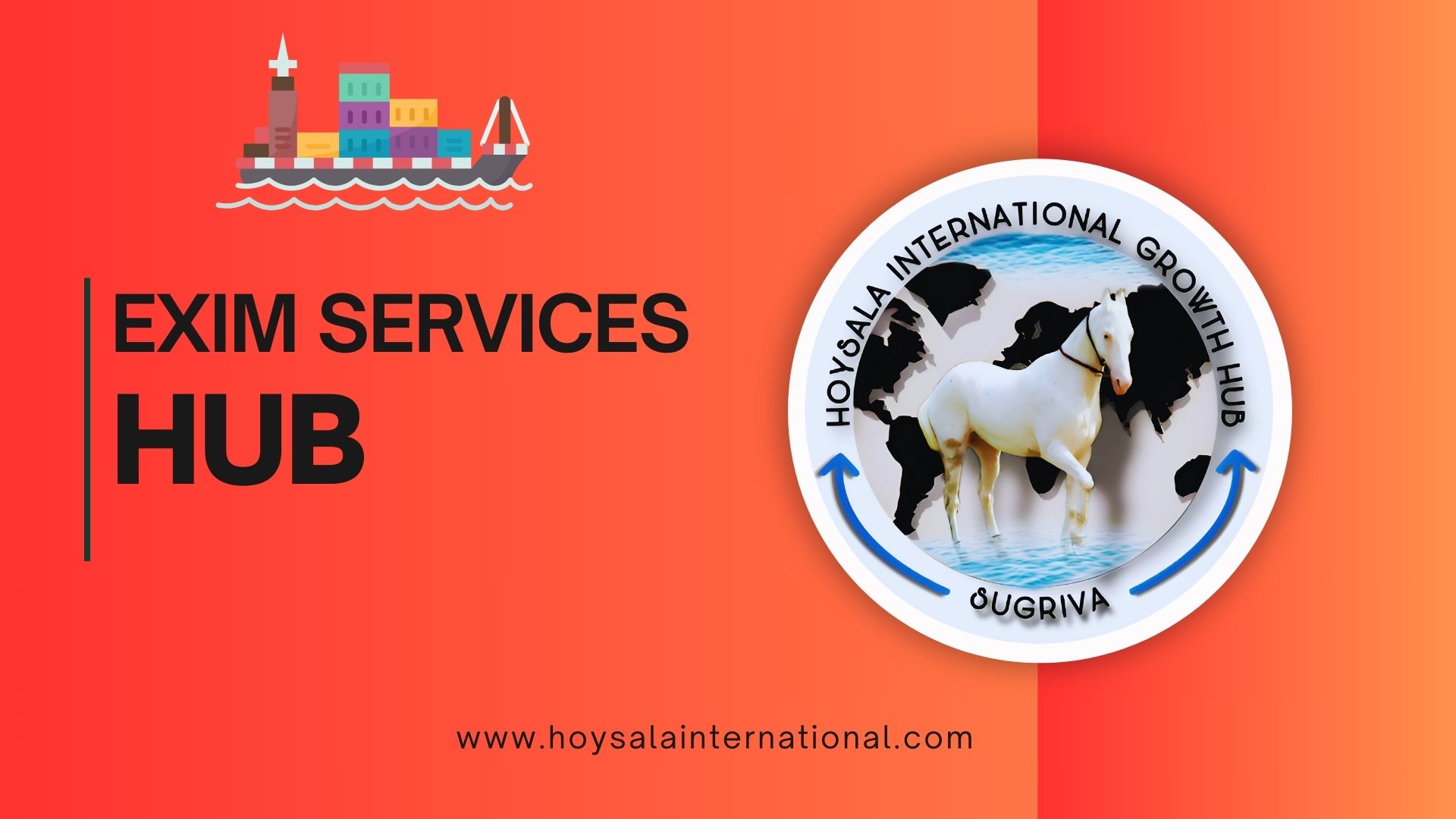 EXIM Services Brochure by Hoysala International Growth Hub | Trade, Sourcing & Market Entry EXIM Services Brochure by Hoysala International Growth Hub featuring transfer commission agents, supplier sourcing, packaging solutions, and market entry strategies for international trade.