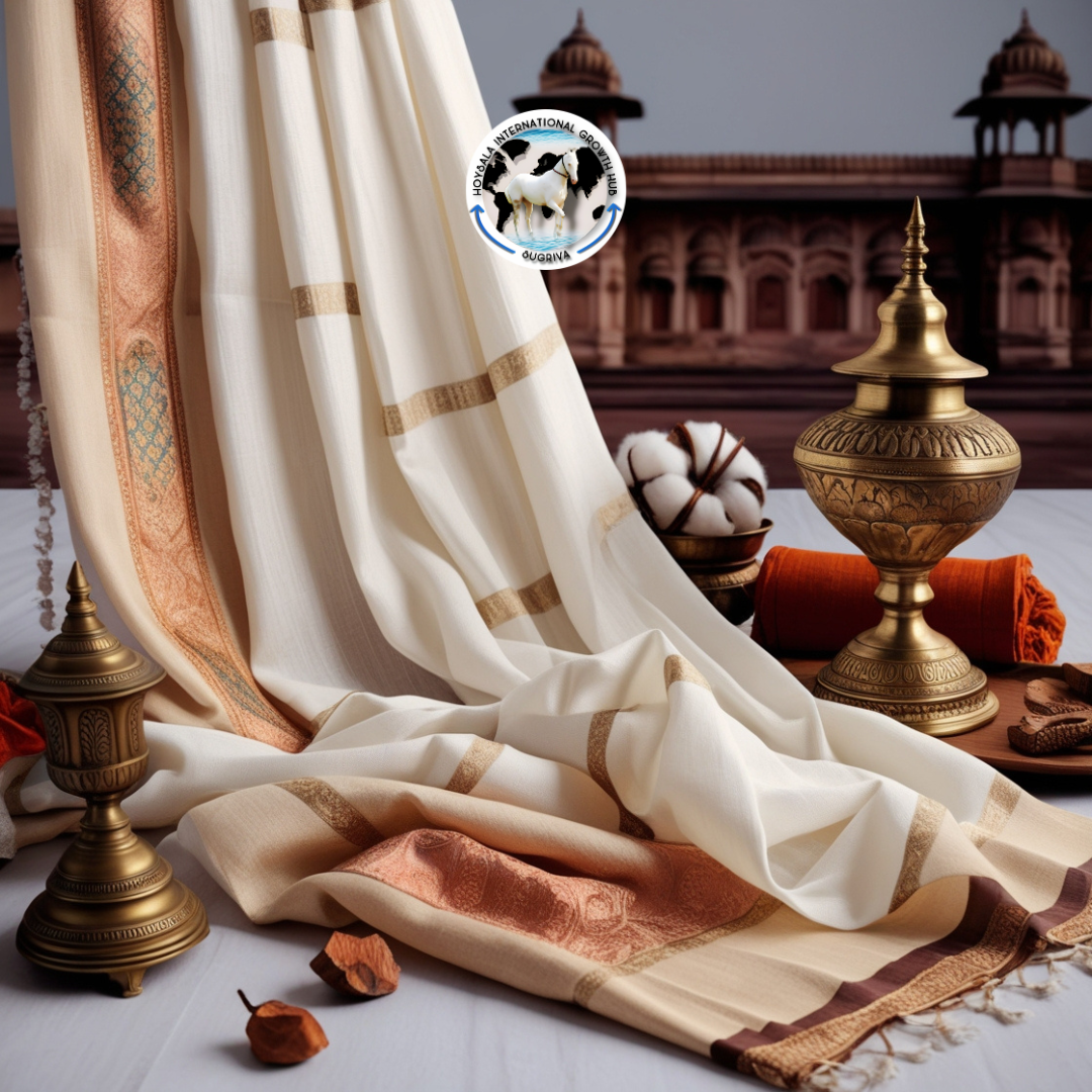 Indian cotton export – Superior quality, eco-friendly cotton sourced from India for global markets by Hoysala International Growth Hub's EXIM Products Hub.