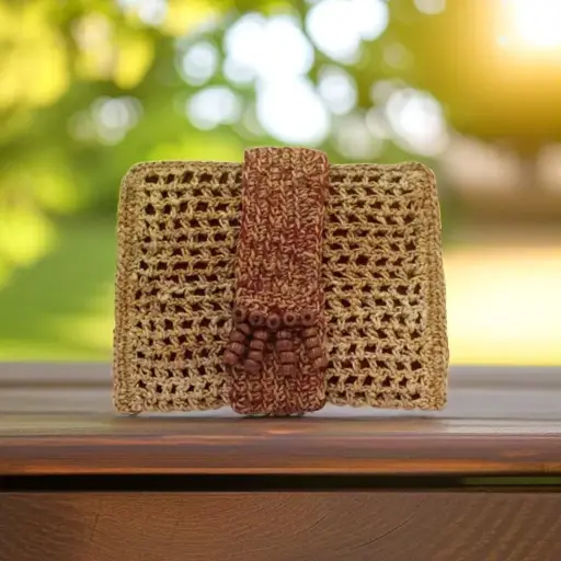 BANANA FIBRE SHADED BAG CODE - 12