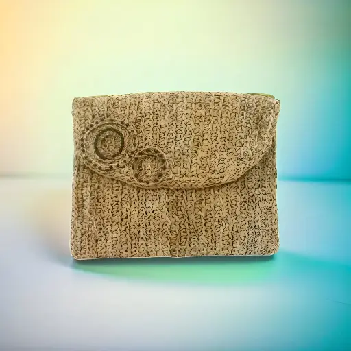 BANANA FIBRE HAND POUCH CODE - 03