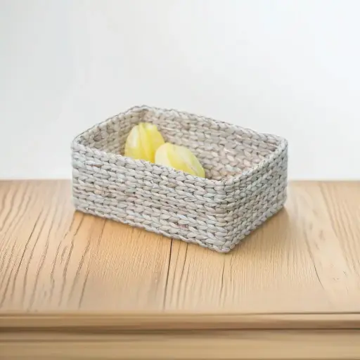 Water Hyacinth Rectangular Tray 